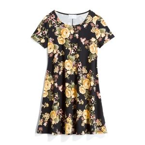 French Grey Zilah Brushed Knit Dress